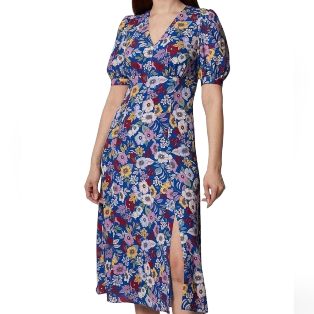 BCBG Generation Women's Short Sleeve Floral Dress Size 8